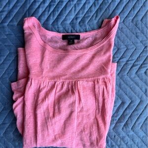 J. Crew Pink Sleeveless Swing Tee